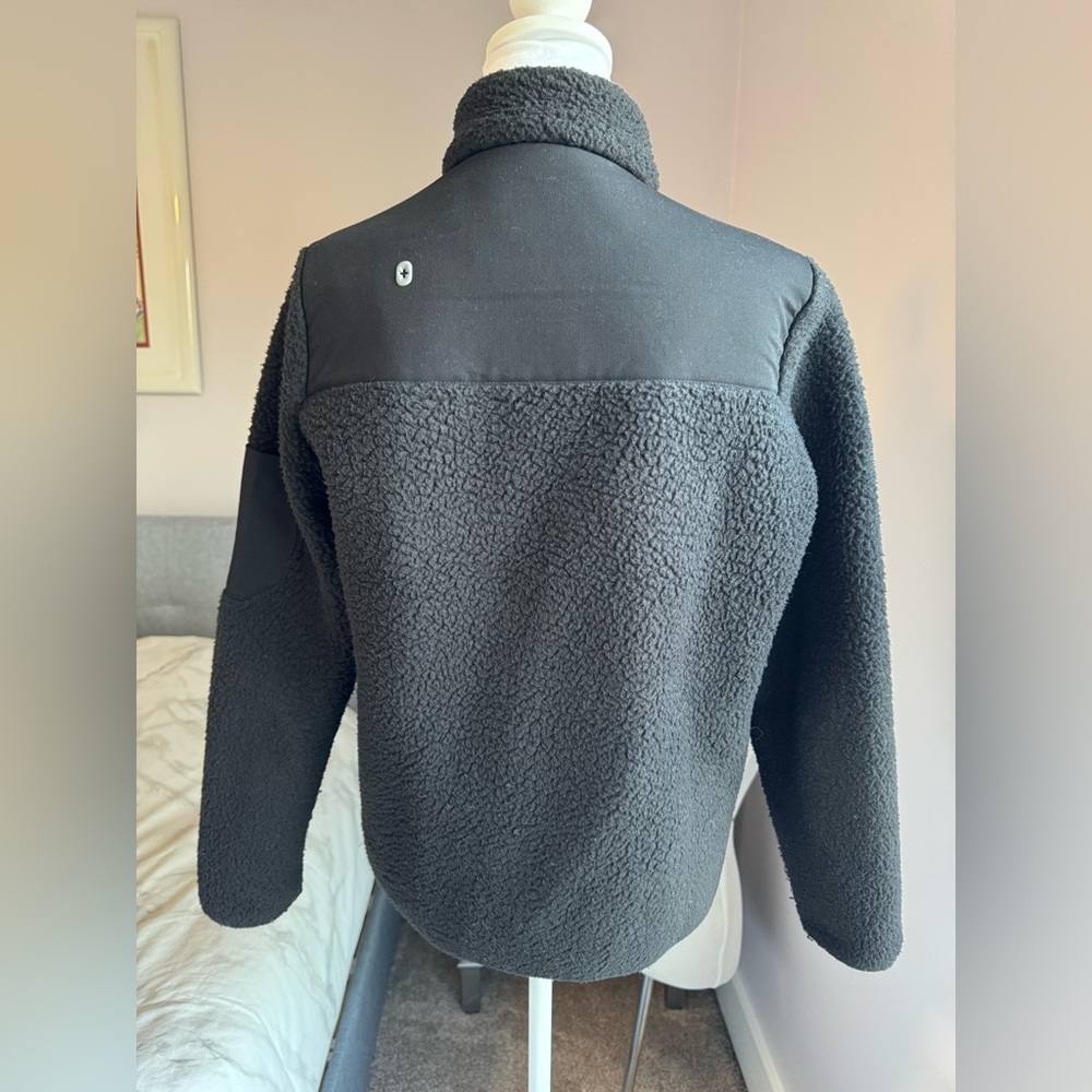 Figs Black On-Shift Sherpa Fleece Jacket Size XS - Picture 4 of 8